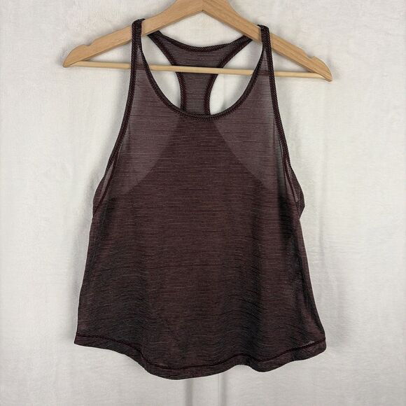 Lululemon Women's Sz 2/4 Heathered Plum Racerback Tank Top - Picture 1 of 7